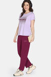 Zivame Knit Cotton Sleep Top - Lilac Breeze — thumbnail 5